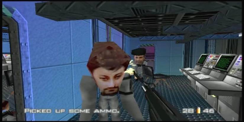 DK Mode Or Big Head Mode Cheat In Goldeneye 007 On Nintendo 64