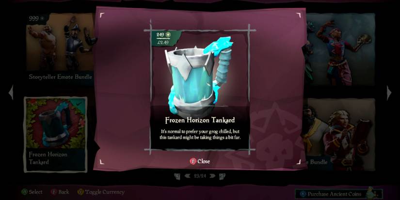 Frozen Horizon Tankard In Sea Of Thieves