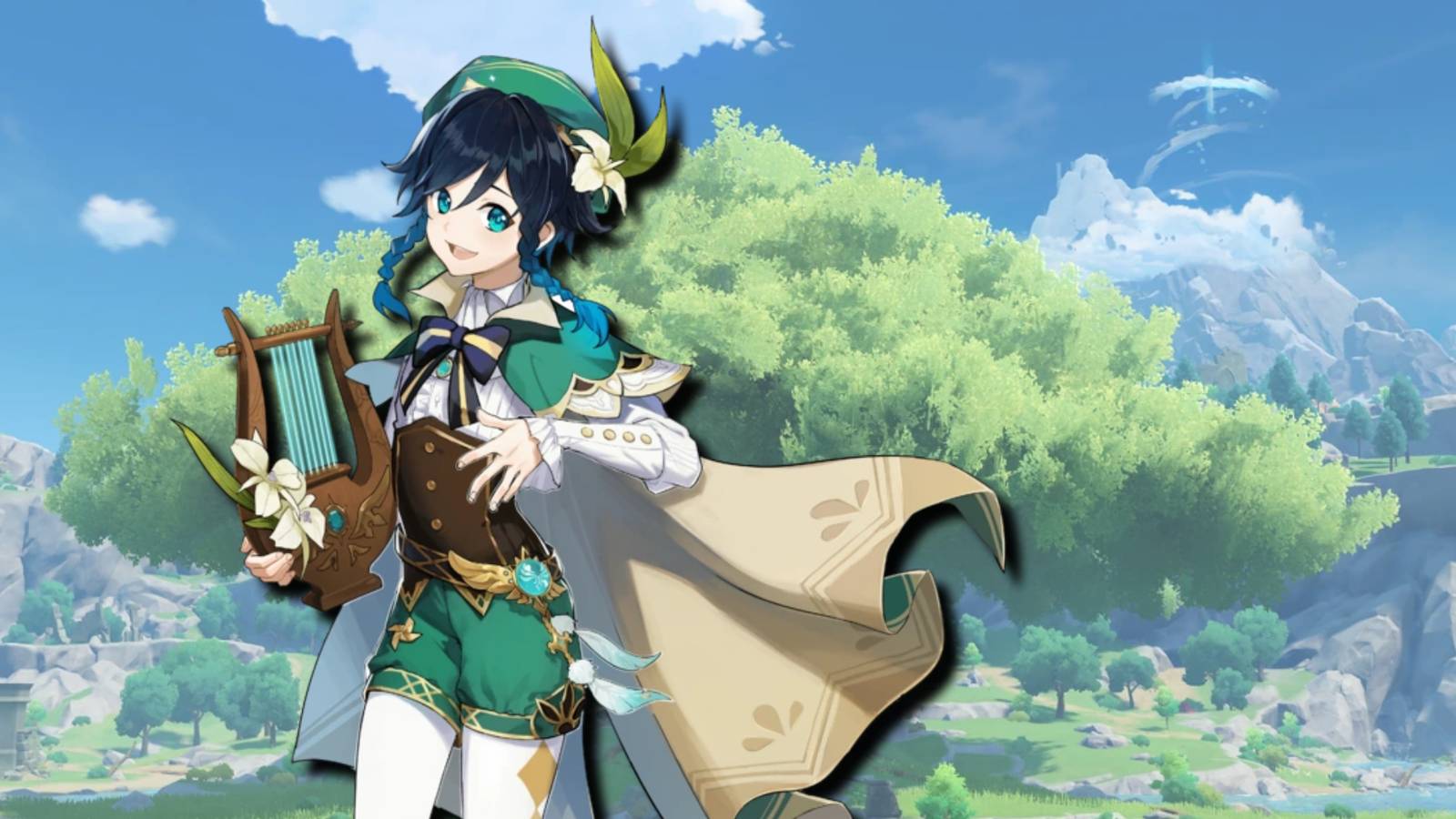 Venti Ascension Windrise Tree Genshin Impact Statue of the Seven