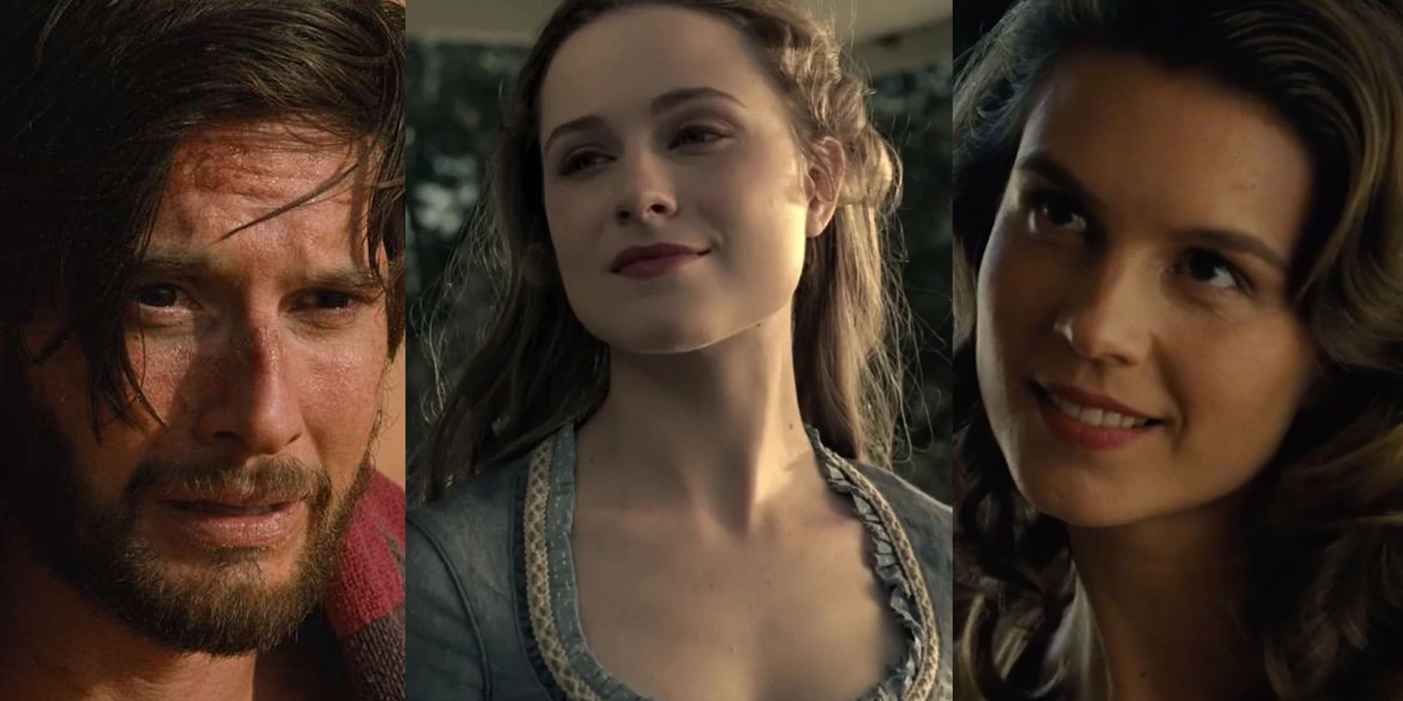 Logan in a catatonic state in season 2; Dolores in the first episode of Westworld; Emily in season 2 of Westworld
