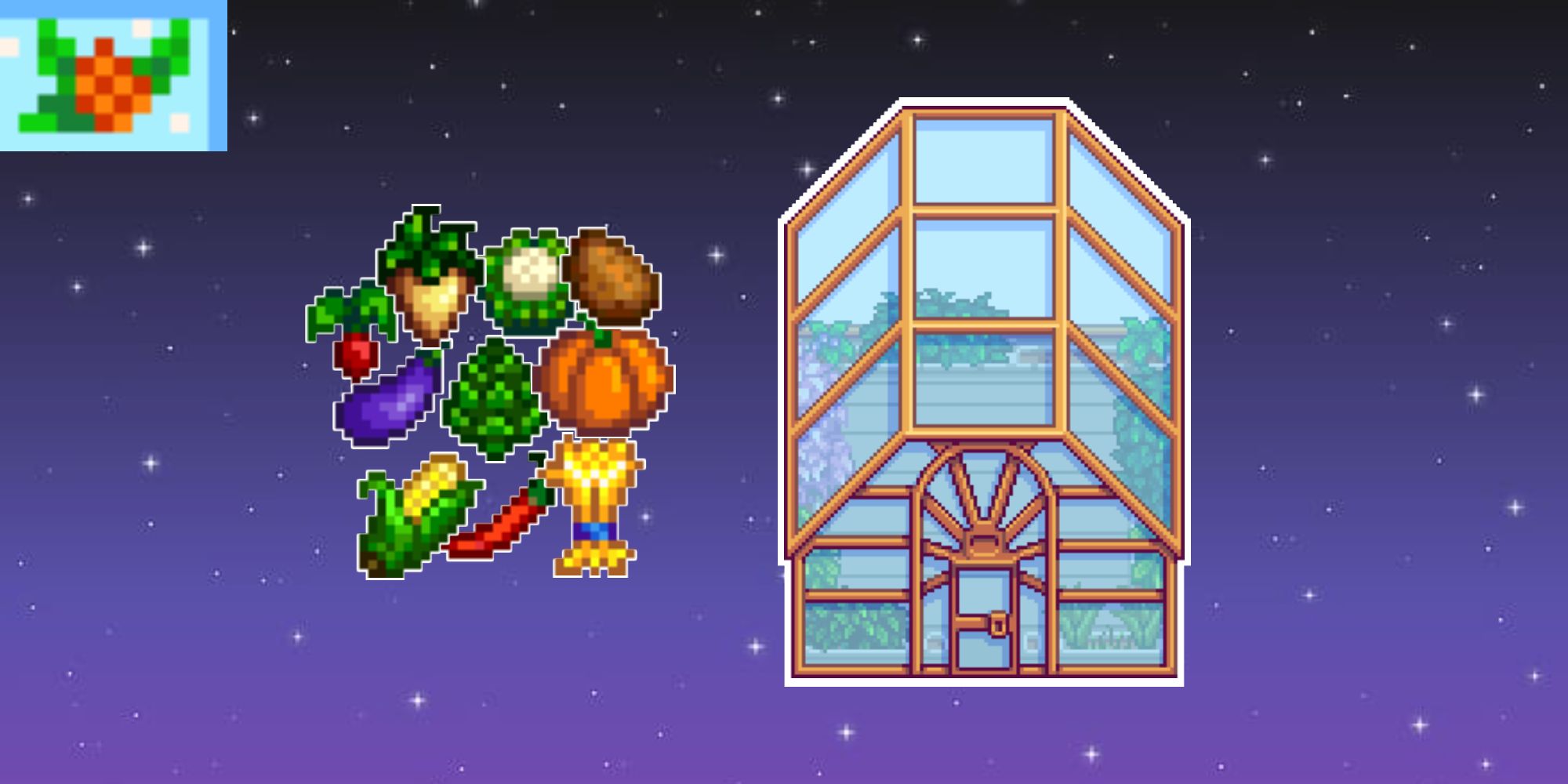Winter Mixed Seeds Greenhouse Stardew Valley
