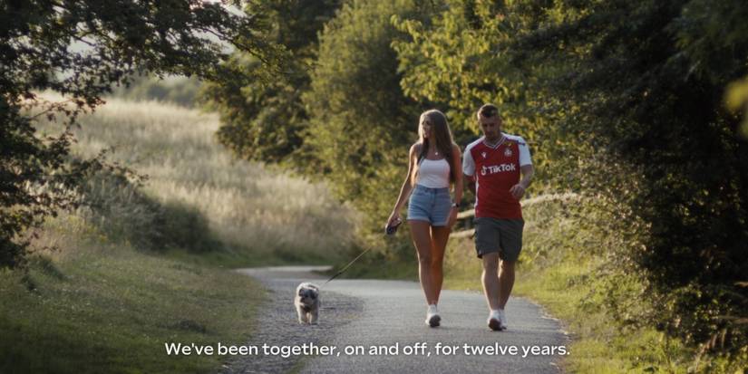 Welcome to Wrexham couple walking dog