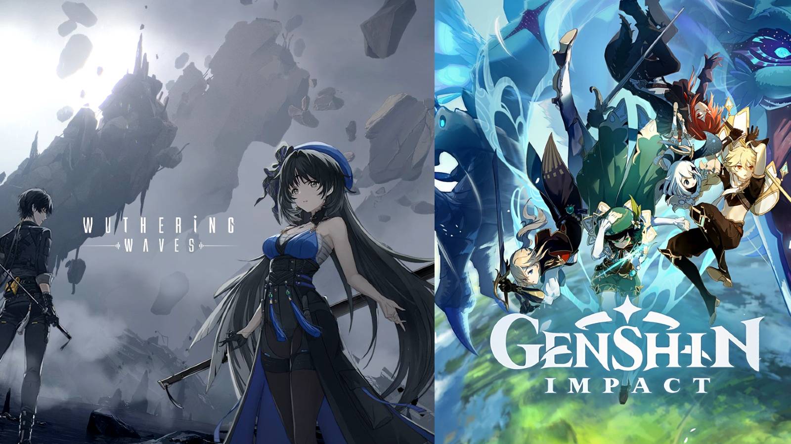 Wuthering Waves genshin impact promotional materials