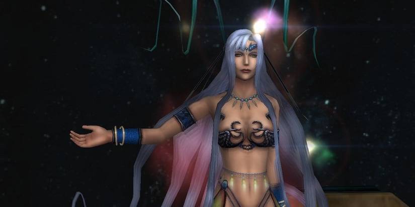 Yunalesca in the Zanarkand Ruins in Final Fantasy 10