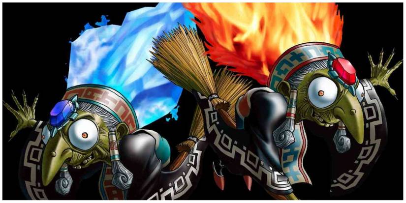 Twinrova from Ocarina of Time character art