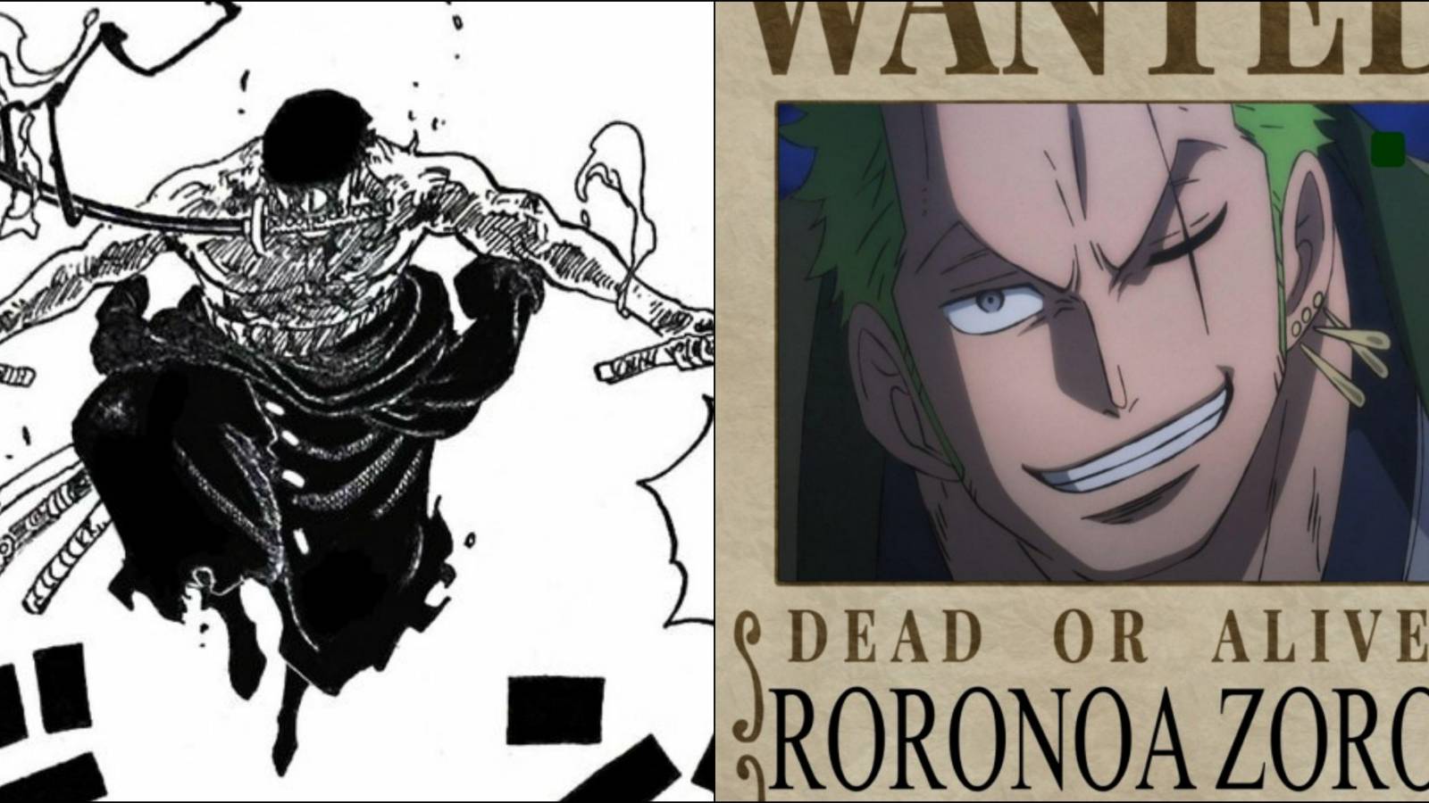 Zoro 1.111 Billion Berry Bounty