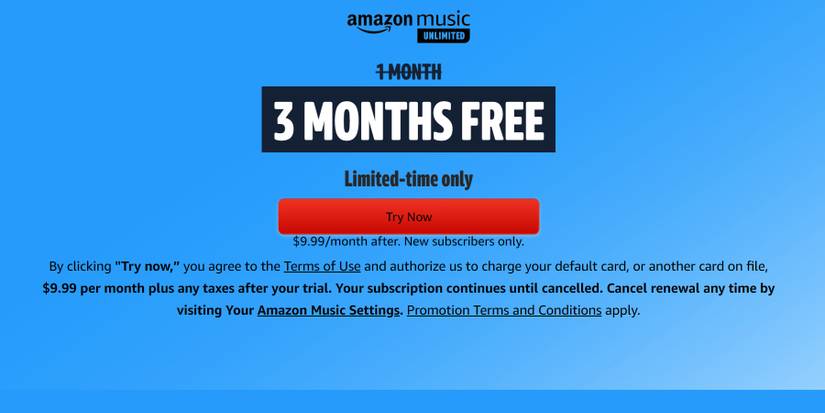 amazon music unlimited free trial