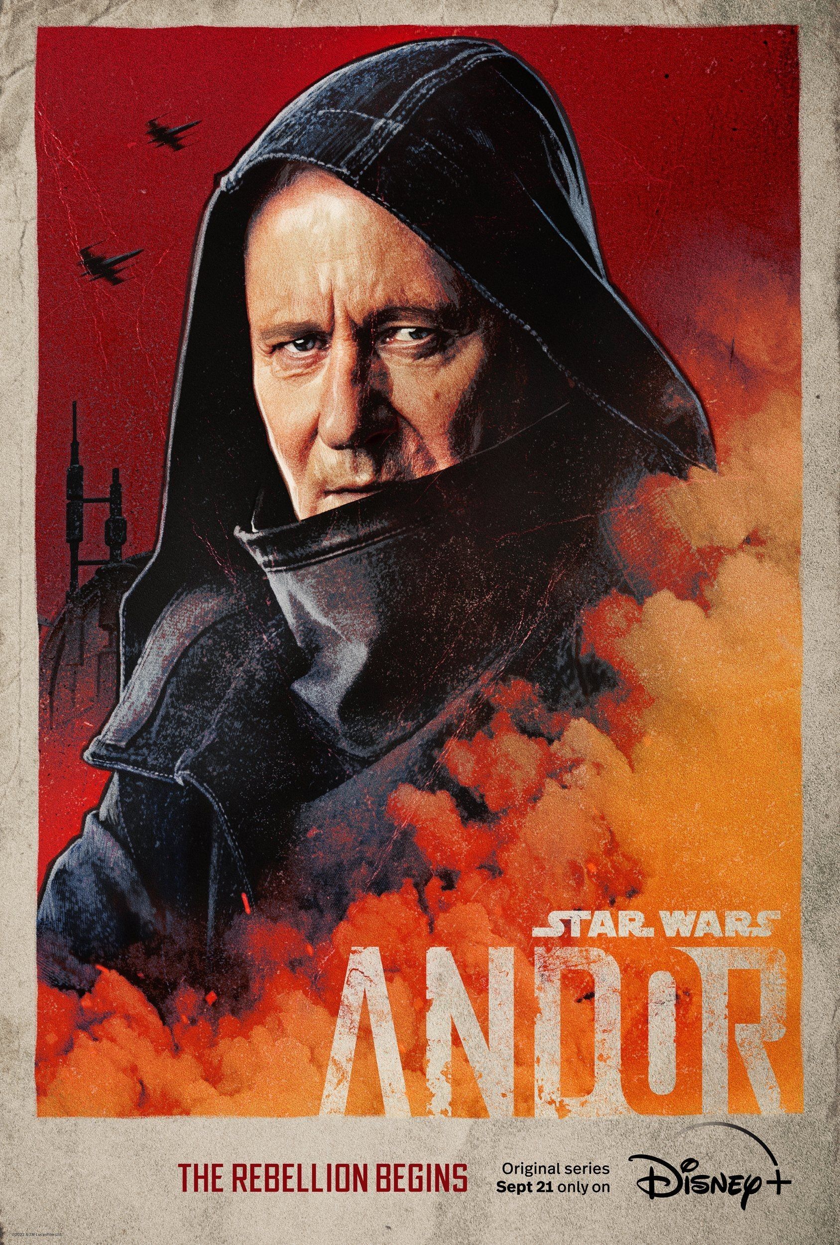 Star Wars: Andor poster Stellan Skarsgård Luthen Rael