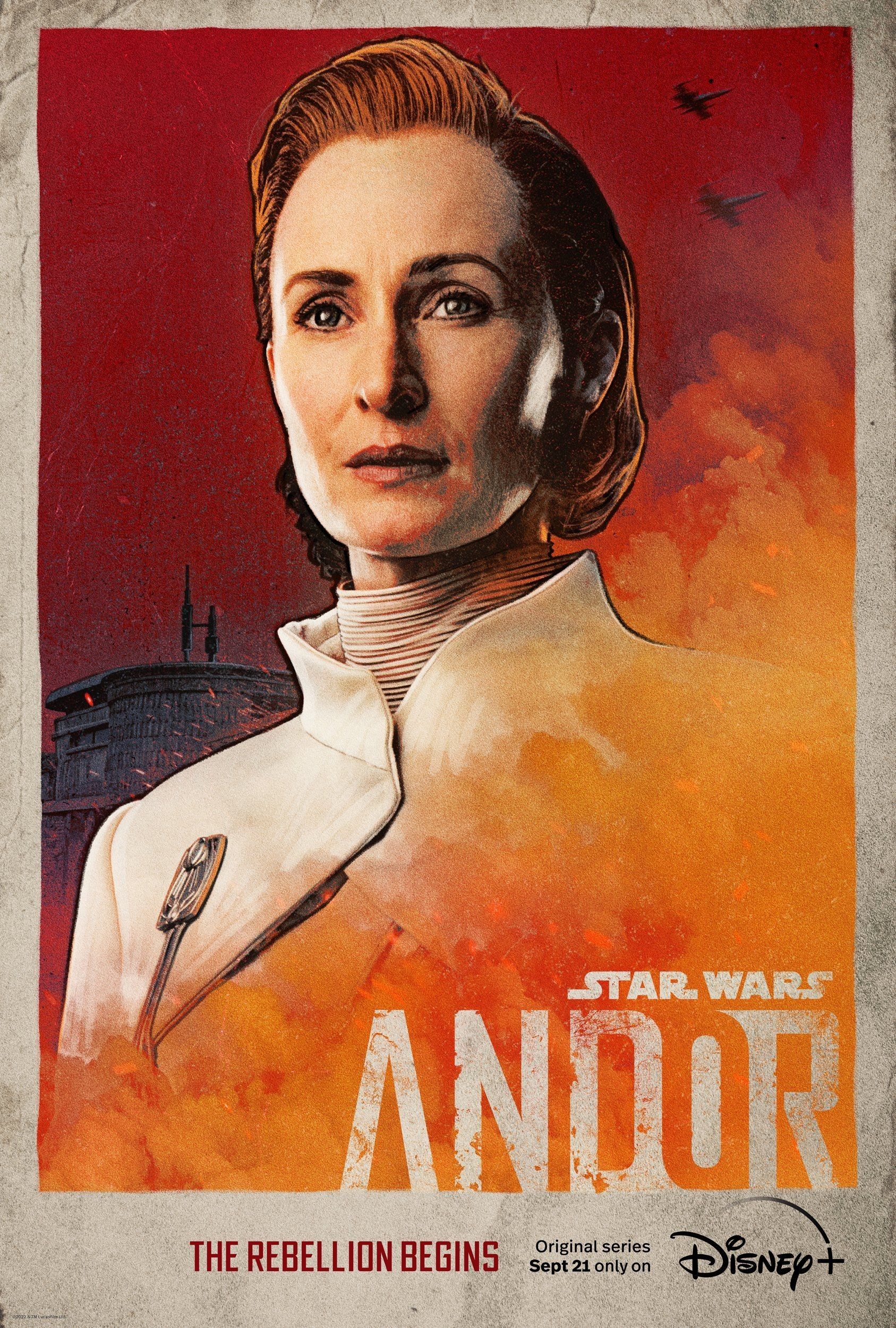 Star Wars: Andor poster Genevieve O'Reilly Mon Mothma