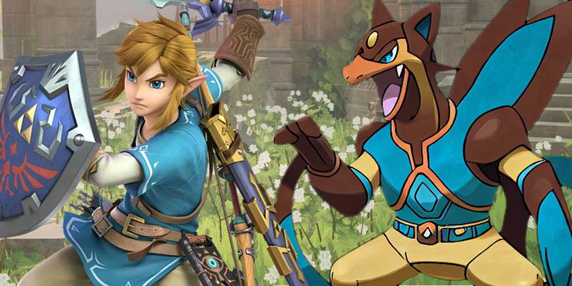 Breath of the Wild Link as a Pokemon