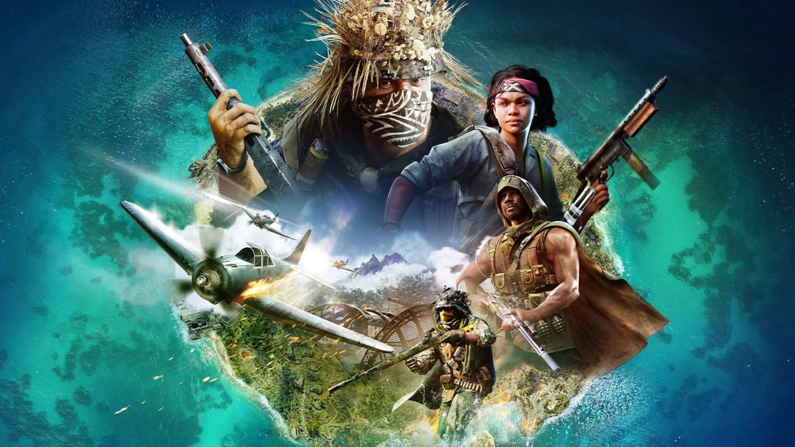 call of duty warzone caldera map key art