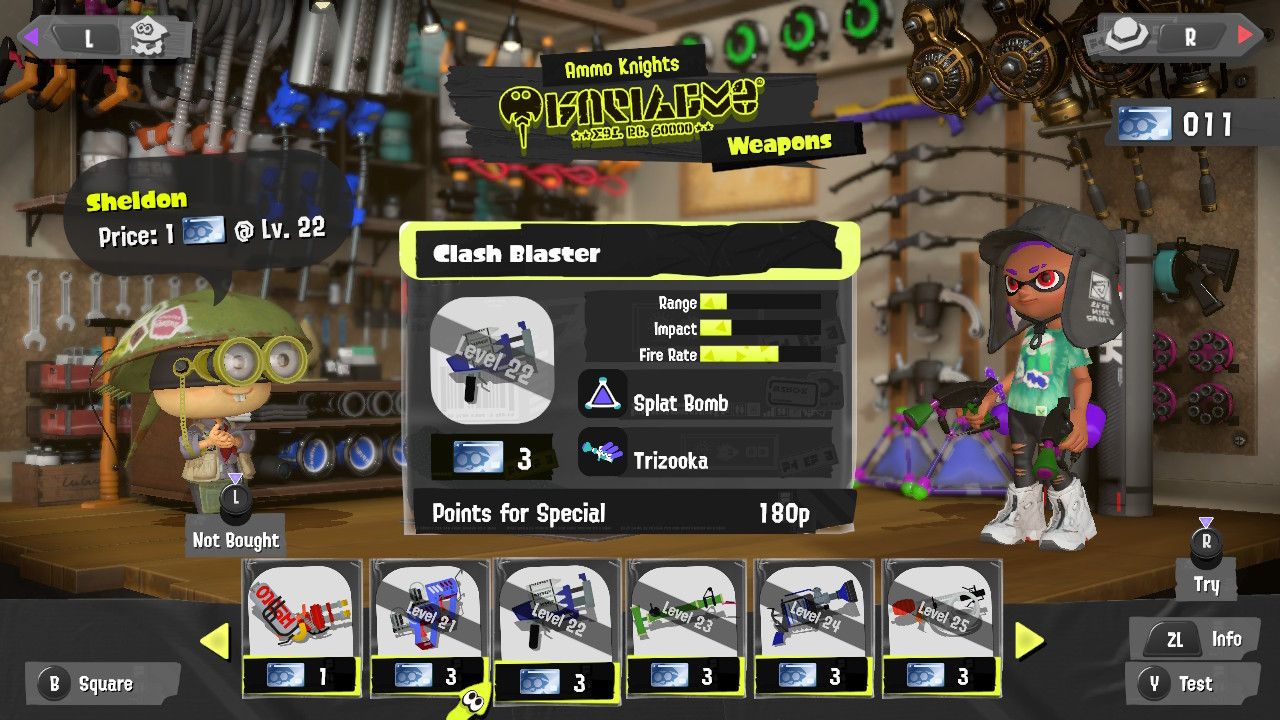 Splatoon 3: How To Get The Clash Blaster Weapon