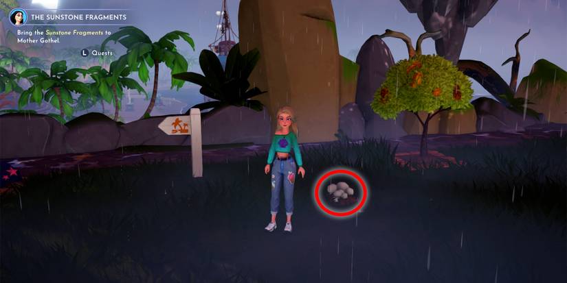 collecting mushroom in disney dreamlight valley