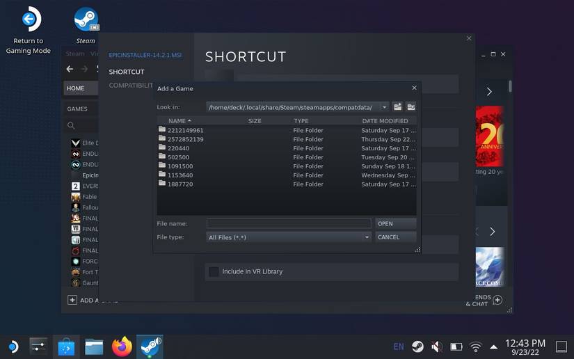 The file explorer is open to the indicated path.