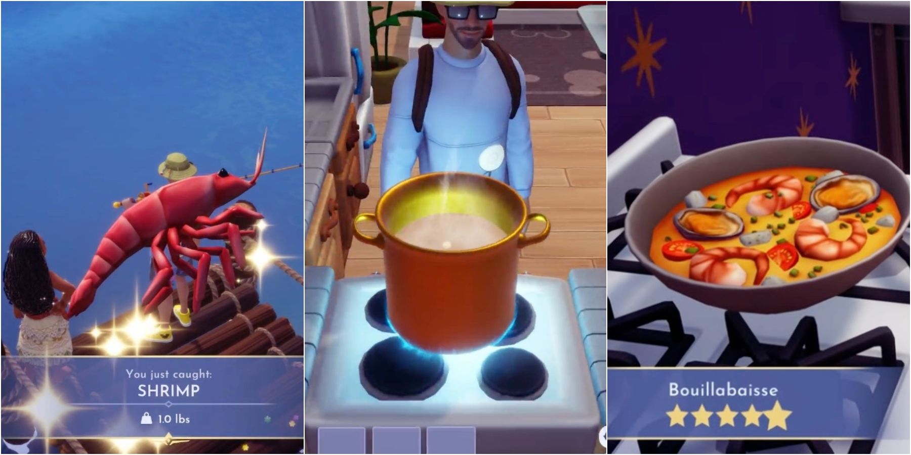 Disney Dreamlight Valley, bouillabaisse : comment préparer la recette 5  étoiles de Dingo ? 