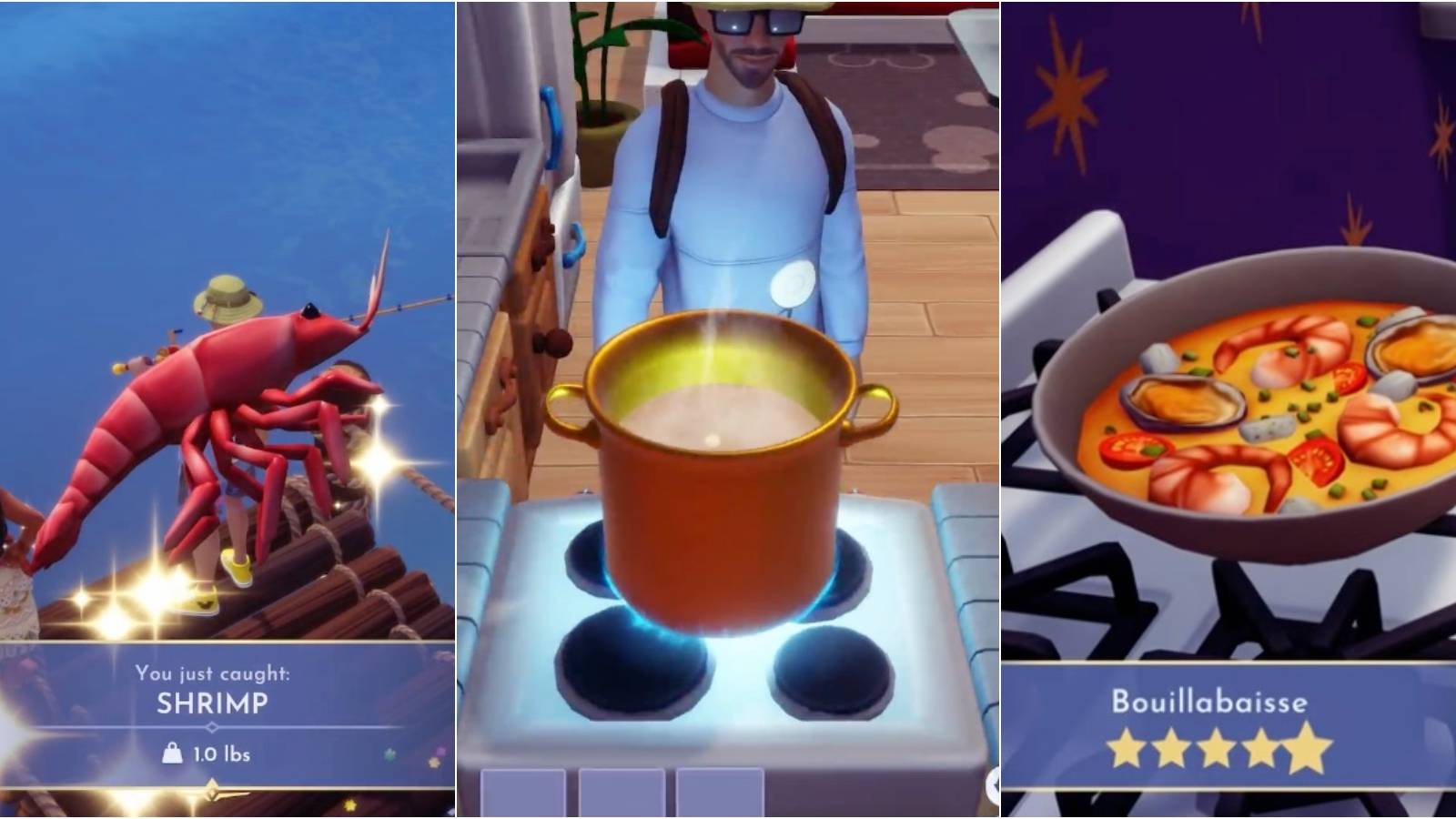 cooking bouillabaisse dreamlight valley shrimp