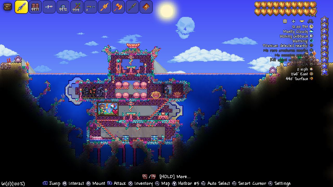 coral blocks terraria house labor of love update