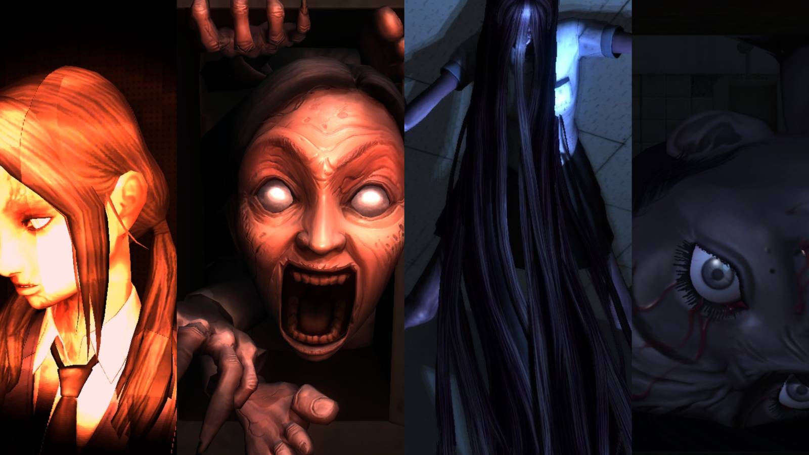 eun-ah, woman in the locker, spider ghost and face full of hatred