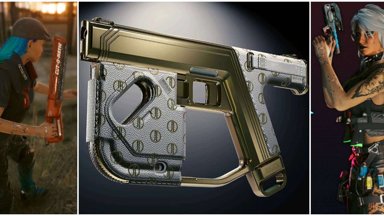 cyberpunk 2077 edgerunner DLC weapons