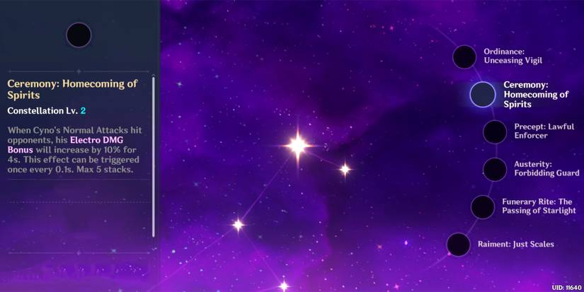 cyno c2 constellation in genshin impact