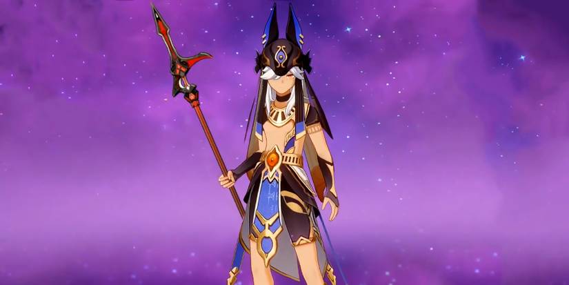 cyno holding blackcliff pole in genshin impact