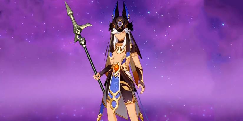 cyno holding prototype starglitterl in genshin impact