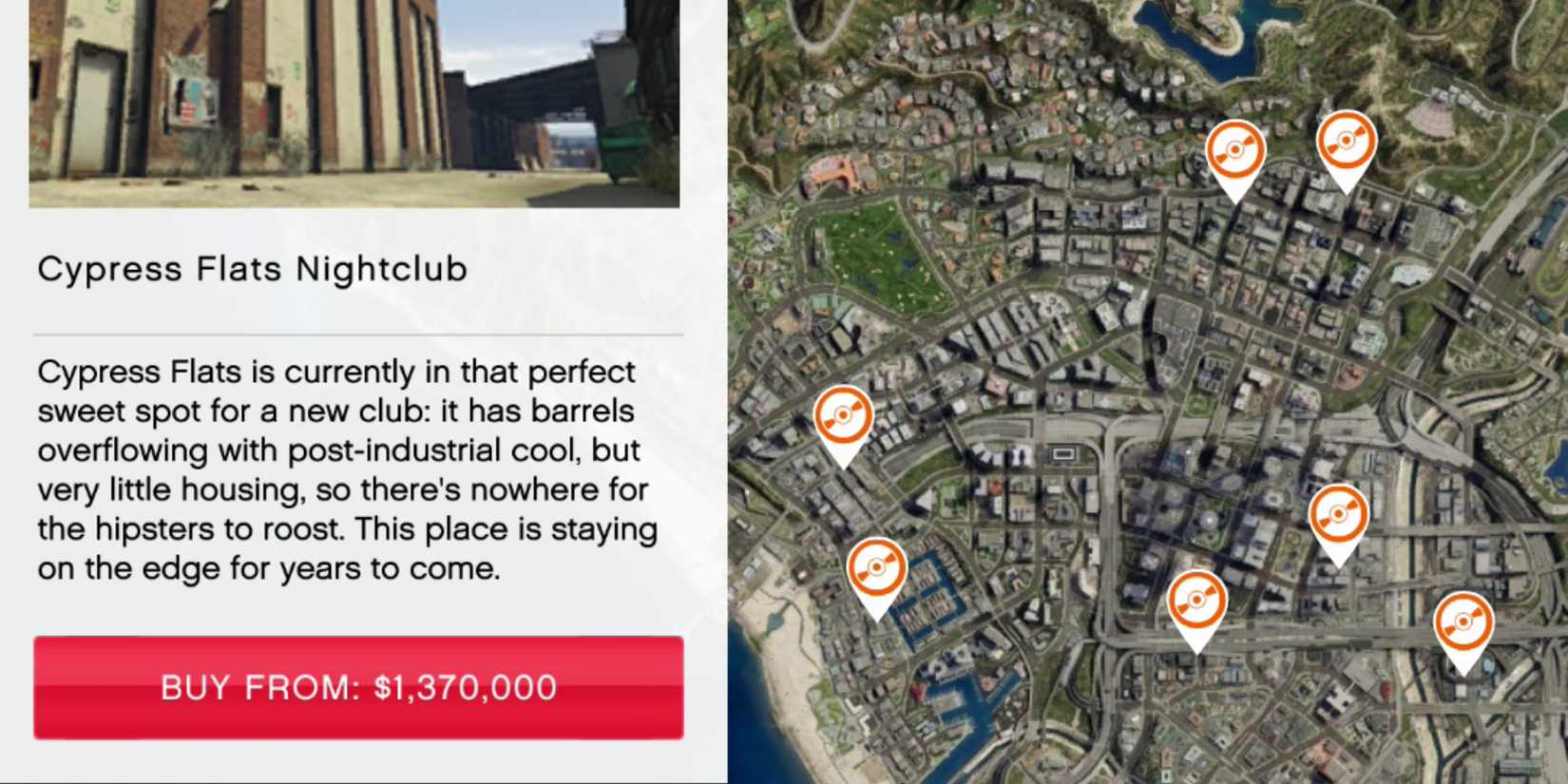 Cypress Flats Night in GTA 5