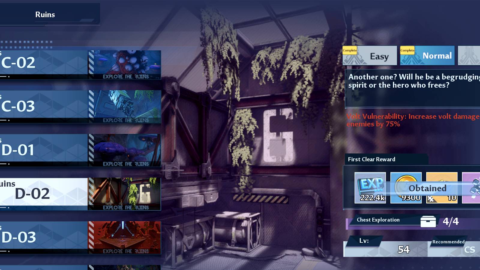 d-02 password and chest locations in tower of fantasy