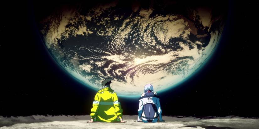 david and lucy on the moon