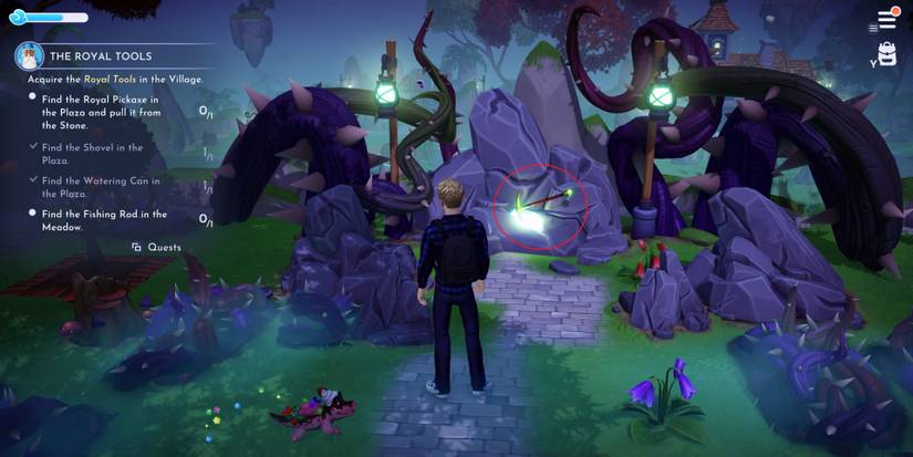 royal pickaxe location in ddv