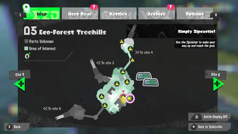eco forest site 5 splatoon 3
