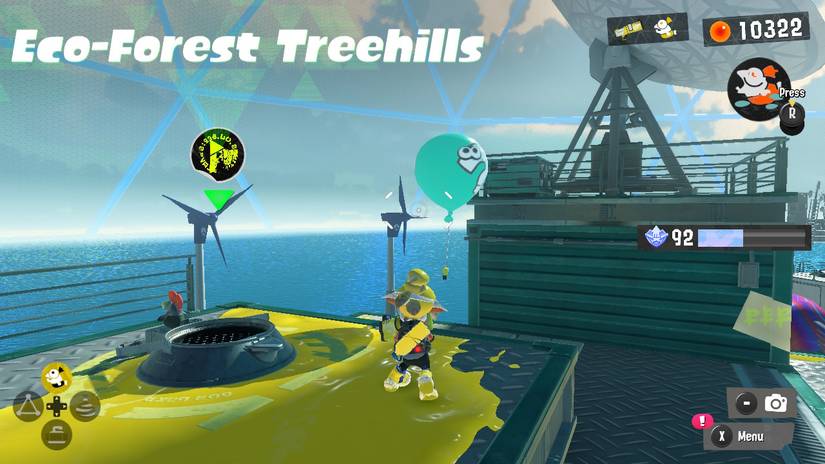 eco forest treehills blue balloon splatoon 3