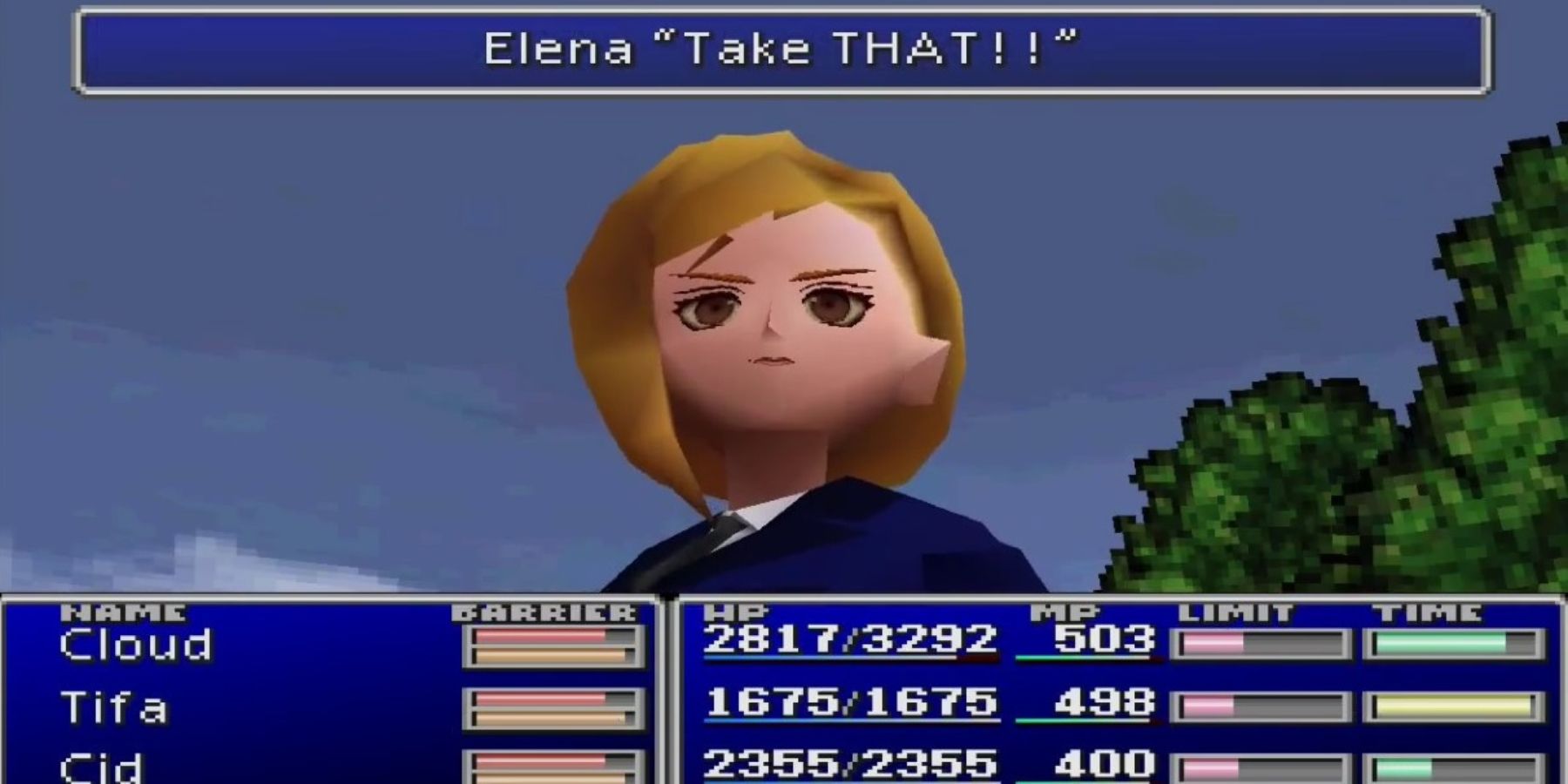 Elena in Final Fantasy 7