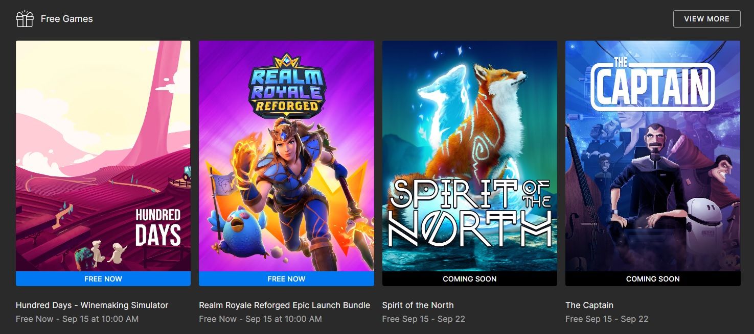 epic games store free games september 2022