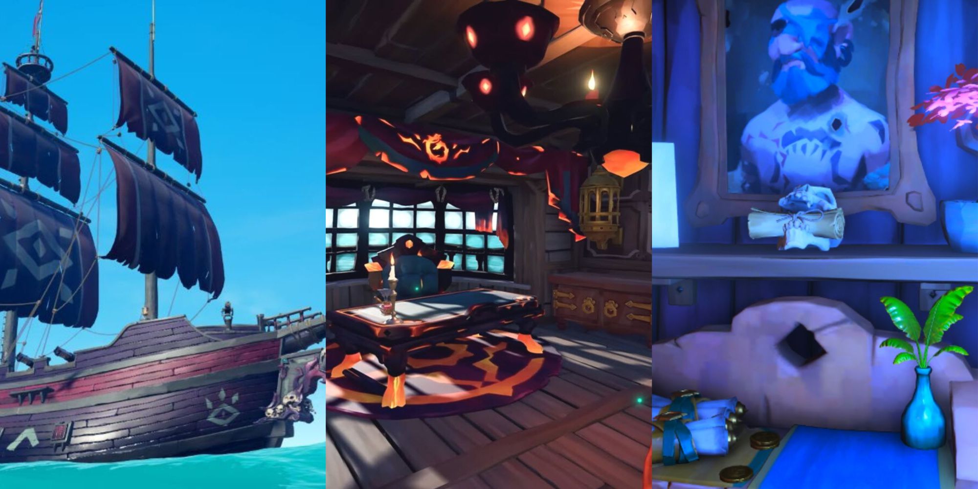 Order Of Souls Ship Set And Ship Decorations And Trinkets In Sea Of Thieves