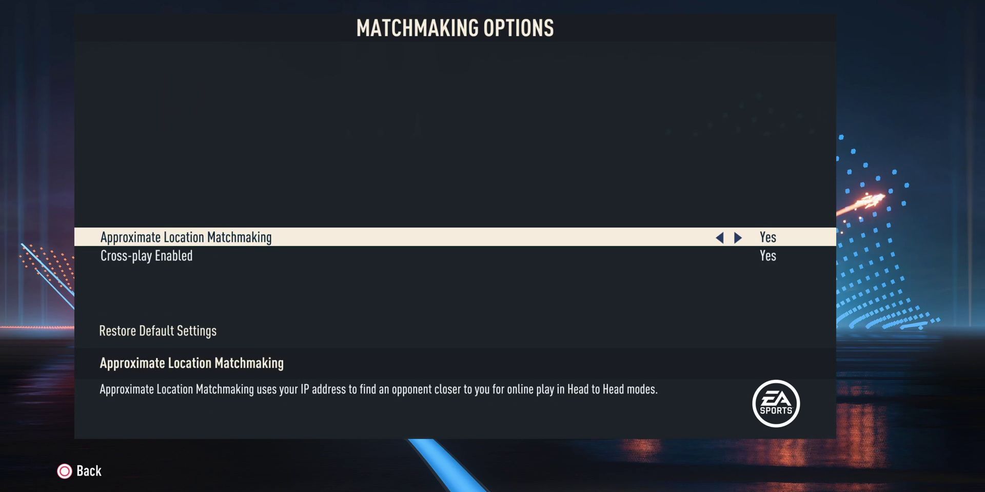 fifa-23-crossplay-guide-matchmaking-options