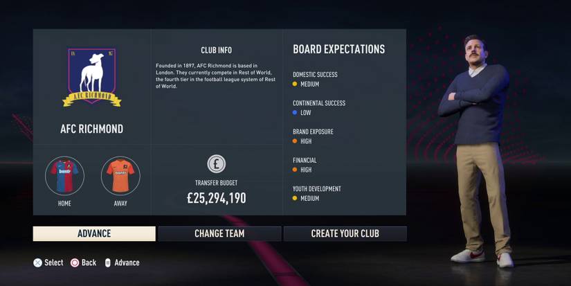 fifa-23-tad-lasso-afc-richmond-career-mode