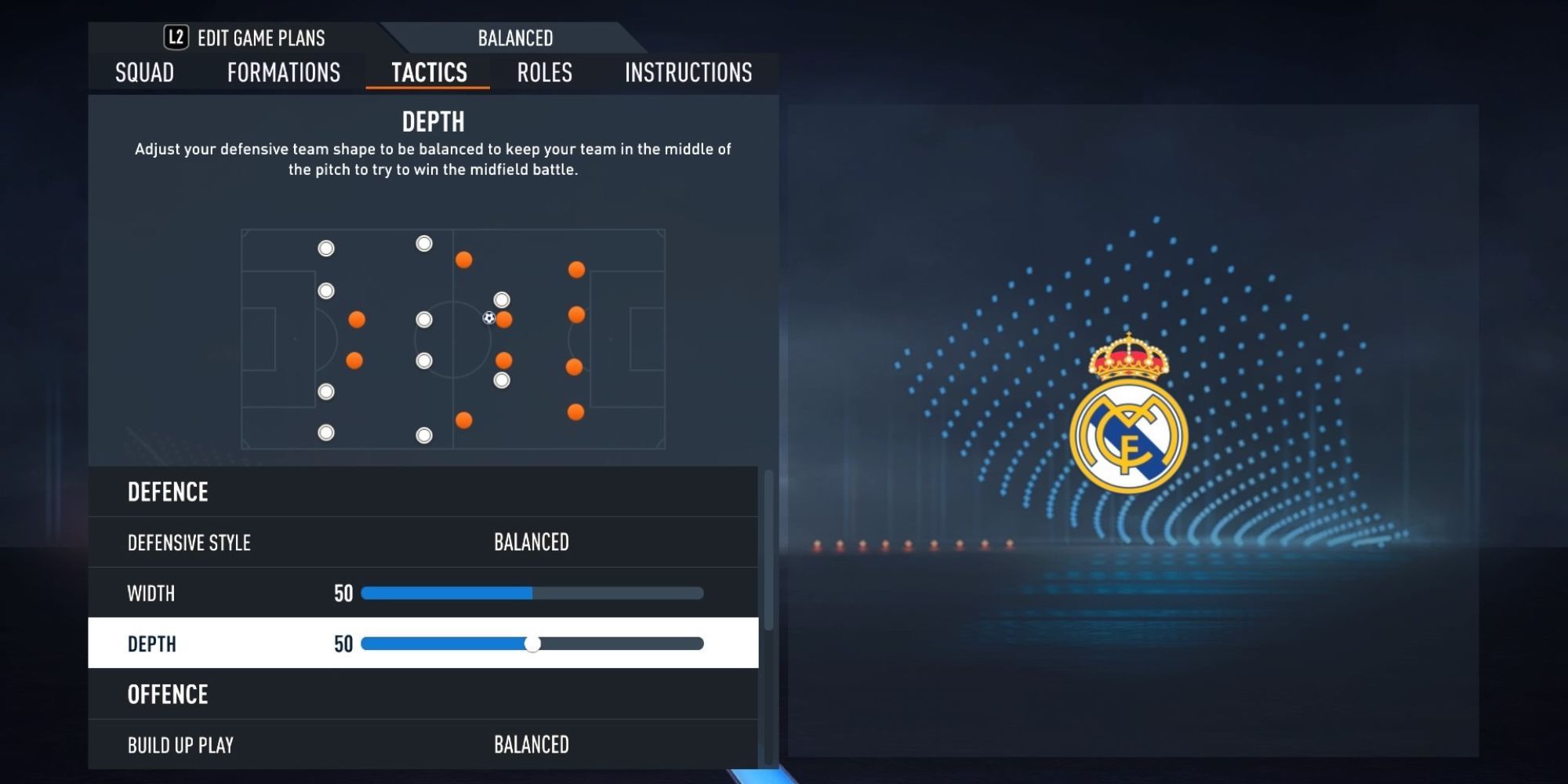 Custom tactics on FIFA 23