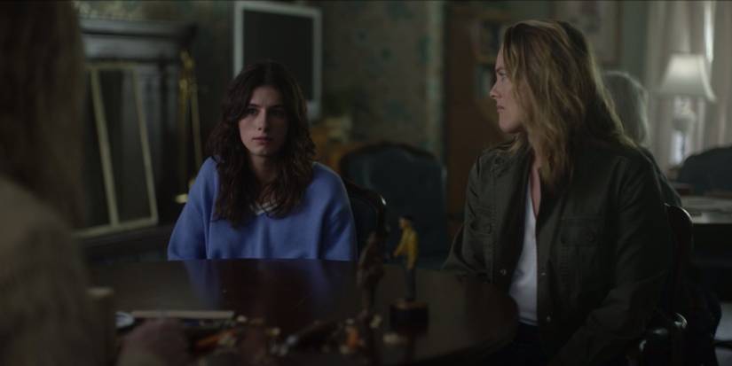 Finn with her mother at retirement home in American Horror Stories "Lake"