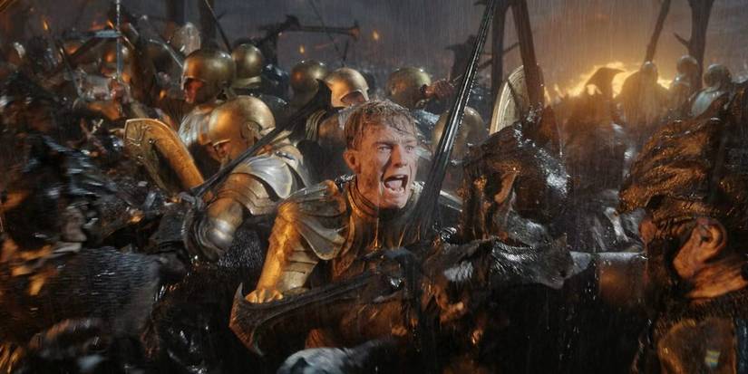 Finrod and the elves battle against Morgoth's orcs