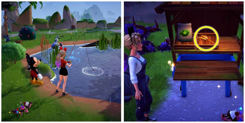 fishes and wheat location in disney dreamlight valley