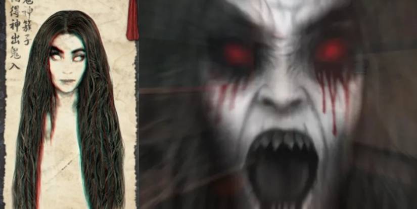 The floating head of a woman, she will stalk the player and scream in their face if they look at her for too long