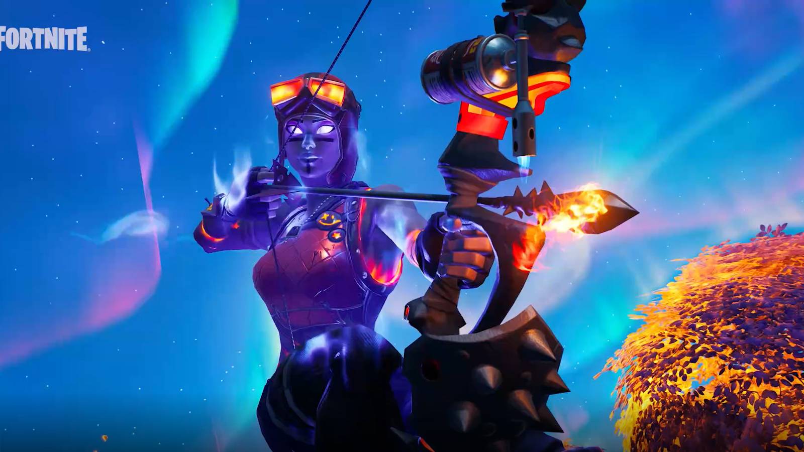 fortnite primal flame bow where