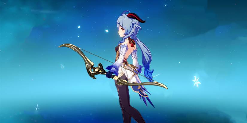 ganyu holding prototype crescent in genshin impact