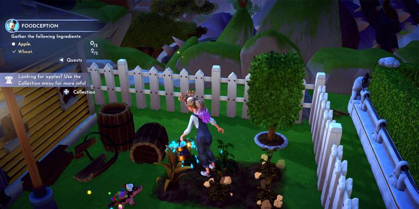 gardening in disney dreamlight valley
