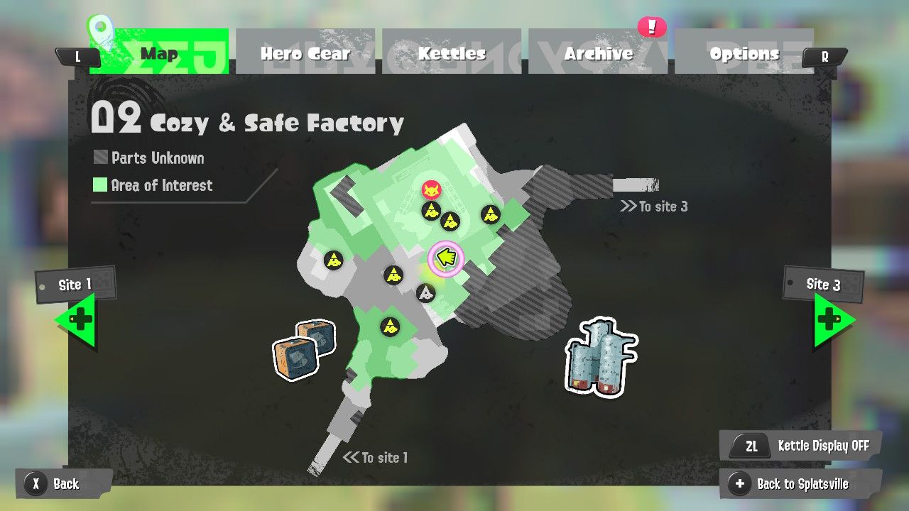 gold record splatoon 3 site 2 location