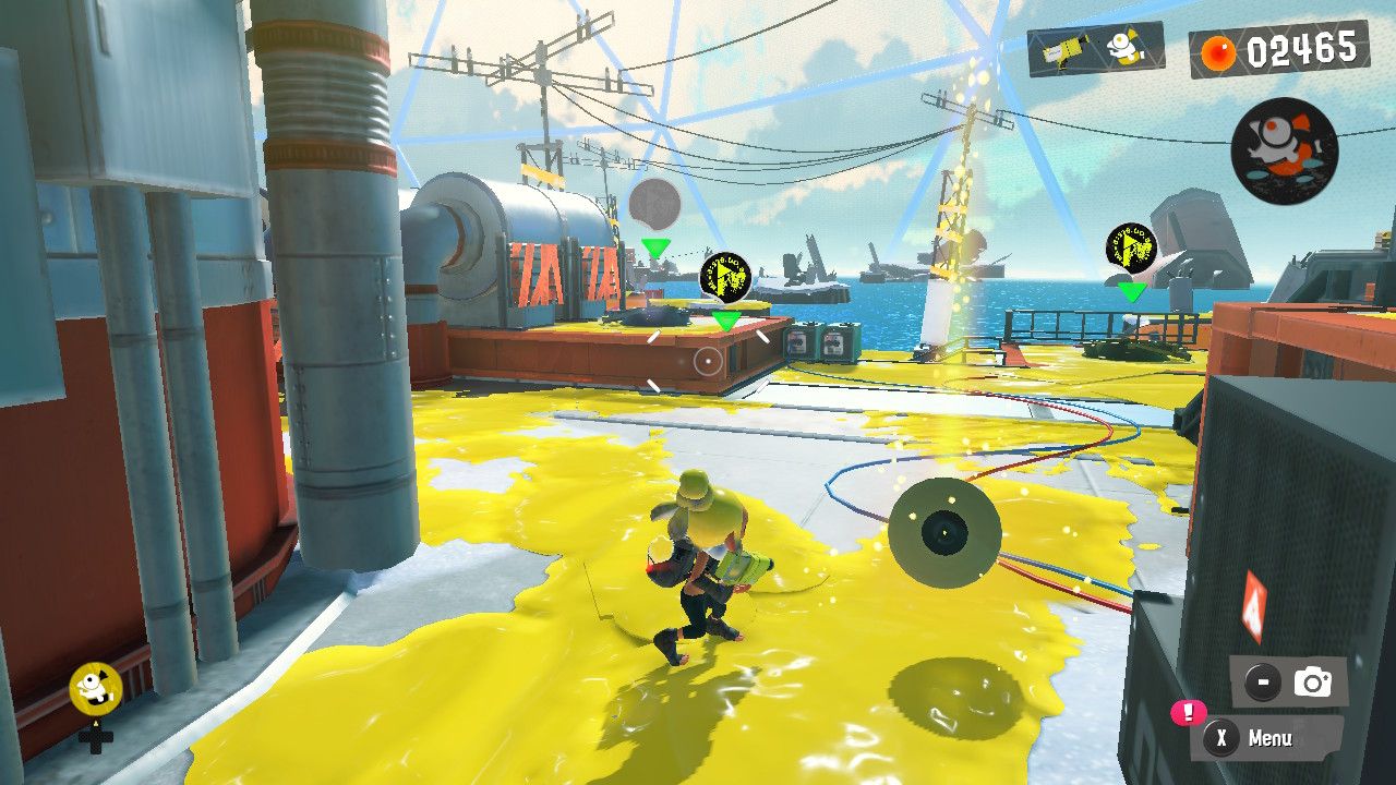 gold record splatoon 3 yellow ink