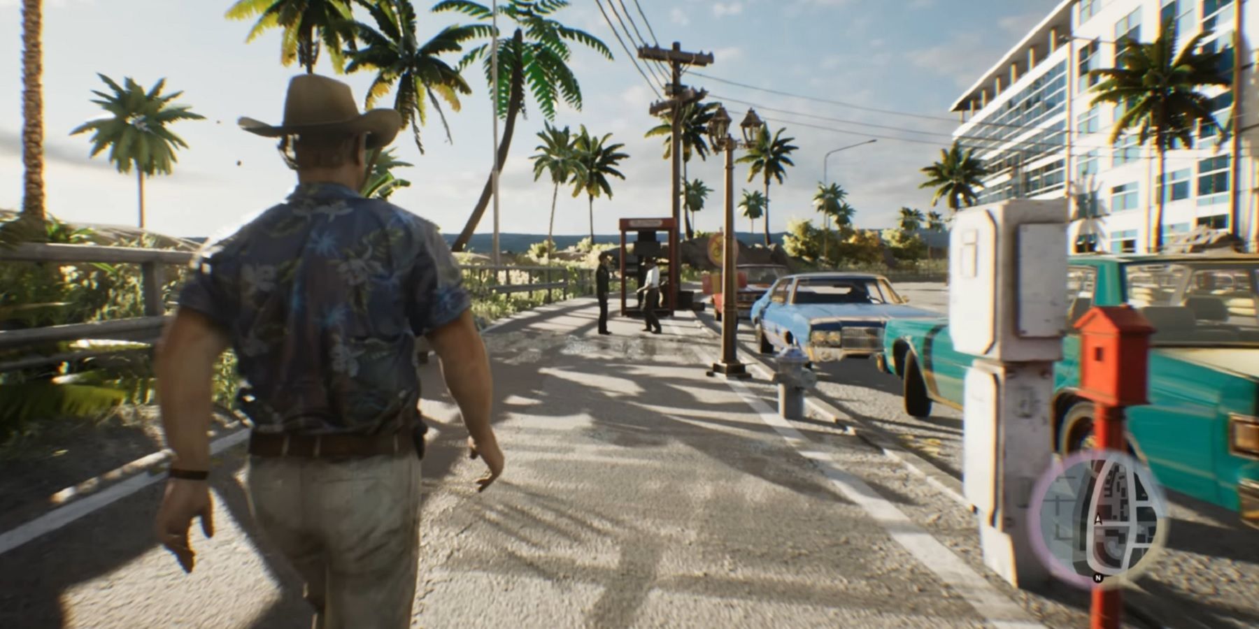grand theft auto 6 concept video with character and map