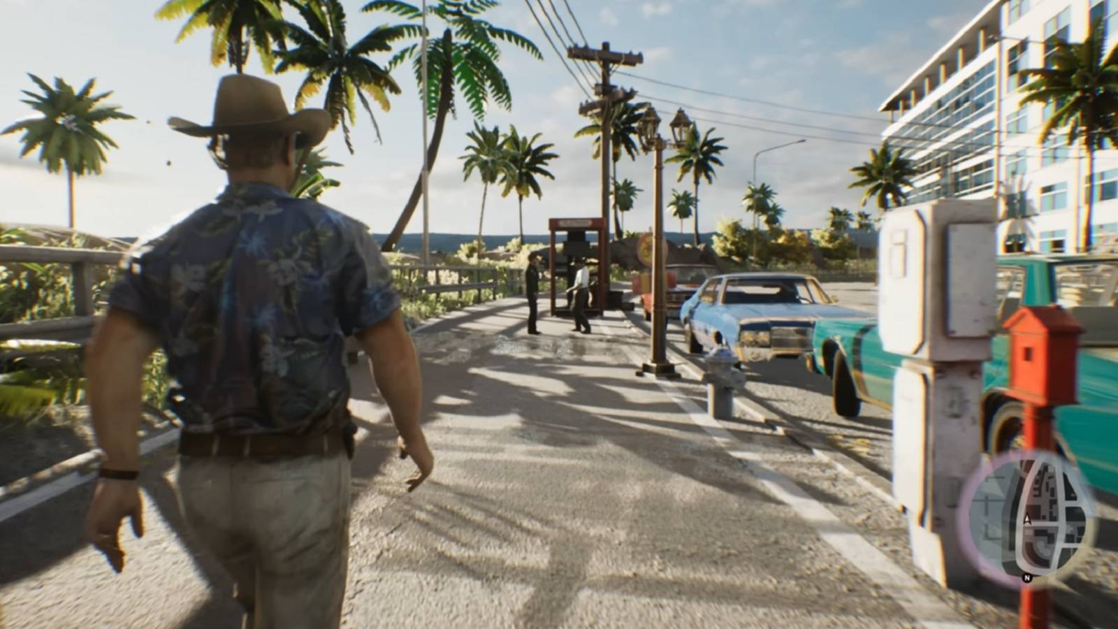 grand theft auto 6 concept video with character and map