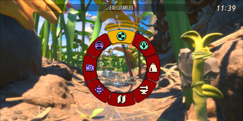 grounded toggle camera